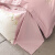 雅兰简约风纯棉四件套全棉床单被套被罩1.8*2米居家卧室床上用品 妮莎-奶白粉 1.5m床单款四件套