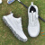 浪吒新款级高尔夫球鞋2024年新款高尔夫球鞋白色男女情侣款固定无 x16白蓝 35