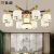长裕简约新中式吊灯大气客厅灯创意大厅主灯中国风实木灯具仿古典大灯