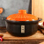 康舒（KANGSHU）耐高温大容量砂锅家用明火炖陶瓷煲汤石锅瓦煲沙锅 至味千叶橙3.4L 适合(3-5人使用)