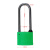 苏识 SSU3005 电力表箱锁 挂锁 物业小区机箱锁 电力配电箱锁 梅花塑钢锁 锁体35mm+锁钩60mm (把）通开 绿色