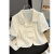 鸢乐高端轻奢夏季短袖雪纺衬衫女2024新款国风上衣搭配马面裙的衬衣新 白色 XL建议115-130斤