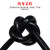 RONGLAN国标铜电缆AVVR 2 3 4 5 6 7 8芯门禁端子线信号控制护套 ZC-AVVR4芯0.3平黑色100米