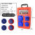 德力西漏保工地临时电箱手提式移动配电箱二三级插座箱工业插座箱 二位工业3*16A+二位防雨五孔