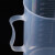 鸣固 ZB1899 实验室塑料刻度杯 塑料烧杯带柄 实验室器皿 塑料量杯 500ml