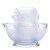 纳仕徳 SY8004 玻璃研钵 玻璃乳钵 研药碗研磨棒研药碗 捣药罐 60mm（2个）