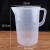 量杯塑料 加厚量杯带刻度PP大容量塑料奶茶店计量杯毫升烧杯量筒H 5000ml量杯