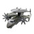 诗滢 侦察机模型阅兵用机空警500鹰眼预警机合金战斗机儿童玩具飞机 白色预警机
