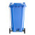 Supercloud  全国标准分类户外垃圾桶 大号塑料环卫分类垃圾桶-240L可回收物  侧踏款