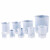 纳仕徳 SY5019 加厚带刻度塑料烧杯无柄烧杯塑料量杯烘焙工具pp材质50mL（5个）