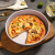 学厨 9寸披萨盘 烤盘模具 金色圆形家用pizza盘 直径22.9cm*高2.4cm 不粘涂层 烤箱烘焙模具 WK9047