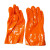 春蕾911威士邦止滑手套 8双 橘黄色 棉毛浸塑防滑防水耐磨耐油耐酸碱防护手套 定制