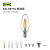 百驹行 IKEASOLHETTA索海塔LED灯泡大螺口小螺口插脚灯具配件实用 乳白色枝形灯LED灯泡E14250流明