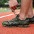 多威跑步鞋男新款迷彩户外越野跑鞋减震轻便马拉松训练运动鞋 AM2713A 绿 39