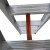 冰禹 铝合金人字梯 加厚多功能折叠梯子全加固工程梯双侧登高爬梯理货步梯合梯 2.5米 BYS-370