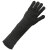 黑色5级防割护臂 玻璃厂包钢丝护腕长手套防刀割袖套劳保 白色25厘米包双股钢丝防割手套