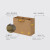 沐克MK616 礼品袋黑卡纸12*5.7*16cm(竖款）礼物包装袋手提袋纸袋子可定制
