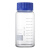 透明玻璃gl80蓝盖试剂瓶大口1000ml广口样品取样耐高温玻璃实验瓶 蓝盖