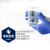爱马斯(AMMEX)一次性手套乳胶+pvc合成手套实验室清洁检查防水防滑工作防护厨房劳保100只/盒AISG46100大码