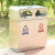 地球卫士 新国标两分类不锈钢户外垃圾桶 市政环卫不锈钢果皮箱大号物业分类环保公园景区街道小区连体垃圾桶