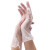 鸣固 一次性手套 PVC手套加厚防护100只/盒防护用餐饮家务烘焙手套L码