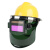 OEMG电焊防护罩带安全帽面罩全脸头戴式自动变光焊帽氩弧焊接焊工 小视野+安全帽 真彩变光