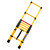 伟光（WEIGUANG） 绝缘梯子 YD-YGT 5米 鱼竿式伸缩人字梯 玻璃钢 电力工程施工专用便携式竹节梯