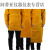 牛皮电焊防护服焊工工作服防烫阻燃耐高温耐磨氩弧焊整皮焊接围裙 棕色长款低领长袖105CM整皮 XL