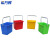 希万辉 带刻度加水桶清洁工具塑料手提水桶【红色】XWH0371