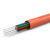 胜为FMM-IH-12C-62.5 12芯多模室内光纤光缆 62.5/125 GJFJV/GJFJH 100米束状软光缆 