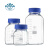 透明丝口瓶蓝盖试剂瓶玻璃宽大口方形瓶100 250 500 1000ml 透明1000ml 大口方形 GL80