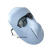 融测(新款)电焊面罩焊工专用眼镜轻便式焊帽墨镜不变光款面具 透气轻便式面罩1白镜绑带