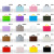 贝傅特 塑料包装袋 礼品袋服装购物袋手提袋打包袋 50个黑色(金提）宽40*高30+底10cm
