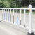 品之德 道路护栏立柱 锌钢材质交通设施防撞护栏柱子 单独立柱100CM高+底座1套