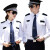 征战虎 维森323 保安服短袖衬衣 保安衣服 夏季制服 执勤套装 白色长袖套装 165cm