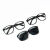 英格杰家 868电焊专用防护眼镜骑行防尘防风护目平光镜工业劳保眼镜 868透明色 5副 