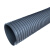 芙蓉花PD方筋管通风管吸尘管塑筋管吸排管螺旋管灰色塑料管波纹管 内径210mm1米价