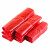 益美得 ZB-566 红色塑料背心袋 手提式一次性水果蔬菜包装方便袋超市购物打包袋 加厚75*110（50只）
