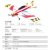 芮帕悍马航模飞机3D特技机固定翼F3P F3A飘飘机EPP遥控飞机耐摔板机 【红】PNP自装版【动力】 红色涂装