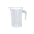 84消毒液量杯 量杯带刻度量筒奶茶店用具工具专用塑料计量杯1000m 500ml带盖