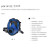 羿科 AEGLE 蓝色硅胶球状全景速戴型全面罩(接滤罐)EW8200