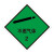 稳斯坦 WST4017 货车运输危险品标识牌 铝板警示货物化学有毒液体有害气体标识贴 5.1氧化剂5类