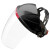 成楷科技 3117+PX 头戴式透明防护面罩 防冲击耐高温防护面屏+面屏片 组合套装 黑色