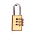 冰禹 BYA-38 黄铜挂锁密码挂锁 行李箱密码锁 防盗拉杆箱锁背包锁柜门锁 3轮小号