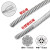 艾科堡 304不锈钢包塑钢丝绳8mm粗10米长7*19PVC透明钢绳 AKB-BXG-GSS