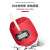 山头林村电焊面罩手持红钢纸面罩 焊工焊帽切割焊接氩弧焊气保焊眼镜隔热 红色国标加厚手持面罩
