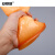 安赛瑞 彩色自封袋（100个装）封口袋样品袋 密实袋包装袋塑料袋 橙色 10×15cm 601104