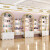 化妆品展柜美容院货架柜子展示柜陈列柜展示架组合美容产品展示柜 金色长度0.8米