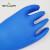 尚和手套(SHOWA)清洁防水手套 PVC耐油防滑无衬贴手160 日本品牌蓝色L码 300482