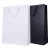 稳斯坦 WST3008 包装袋 （5个）牛皮纸手提袋 白卡纸袋 商务礼品袋 黑卡竖排26*35+10